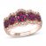 Le Vian Ruby & Diamond Ring 1/4 ct tw 14K Strawberry Gold
