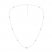 Lab-Created Diamonds by KAY Necklace 1 ct tw Round-Cut 14K White Gold 18"