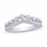 Diamond Contour Ring 1/2 ct tw Round-cut 14K White Gold