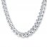Men's Curb Link Necklace Stainless Steel 20" Length