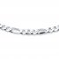 Figaro Link Chain Sterling Silver 20" Length