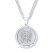 Men's Necklace Jesus Medallion Stainless Steel