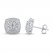 Diamond Earrings 1 ct tw 10K White Gold