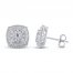 Diamond Earrings 1 ct tw 10K White Gold