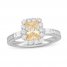 Neil Lane Yellow Diamond Engagement Ring 1-3/4 ct tw 14K Gold