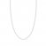 18" Forzatina Chain Necklace 14K White Gold Appx. 1.45mm