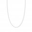 18" Forzatina Chain Necklace 14K White Gold Appx. 1.45mm