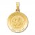 St. Joseph Medal Charm 14K Yellow Gold