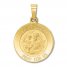 St. Joseph Medal Charm 14K Yellow Gold