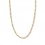 18" Figaro Chain Necklace 14K Yellow Gold Appx. 3.9mm