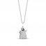 Disney Treasures Nightmare Before Christmas Diamond Necklace 1/6 ct tw Sterling Silver 17"