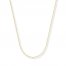 Cable Chain Necklace 14K Yellow Gold 18" Length