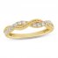 Diamond Anniversary Ring 1/4 ct tw Round-cut 10K Yellow Gold