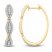 Diamond Hoop Earrings 1/2 ct tw Round-Cut 10K Yellow Gold