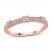 Diamond Anniversary Ring 1/6 ct tw in 10K Rose Gold