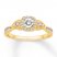 Diamond Ring 1/5 ct tw Round-cut 10K Two-Tone Gold