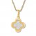Diamond Necklace 1/8 ct tw Round-cut 10K Yellow Gold