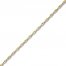Men's Singapore Chain Necklace 14K Yellow Gold 20"