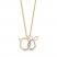 Disney Treasures Winnie the Pooh Diamond Necklace 1/6 ct tw 10K Two-Tone Gold 17"