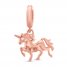 True Definition Unicorn Charm with Diamond Accent 10K Rose Gold
