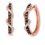 Le Vian Chocolate Diamonds 1/2 cttw Earrings 14K Strawberry Gold