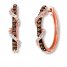 Le Vian Chocolate Diamonds 1/2 cttw Earrings 14K Strawberry Gold