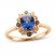 Le Vian Tanzanite Ring 1/15 ct tw Diamonds 14K Strawberry Gold