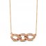Le Vian Diamond Necklace 1/8 ct tw 14K Strawberry Gold