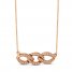 Le Vian Diamond Necklace 1/8 ct tw 14K Strawberry Gold