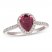 Le Vian Rhodolite & Diamond Ring 1/3 ct tw 14K Vanilla Gold