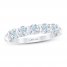 First Light Diamond Anniversary Ring 1 ct tw Round-cut 14K White Gold