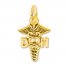 Dental Hygienist Charm 14K Yellow Gold