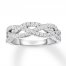 Diamond Anniversary Band 1/4 ct tw Round-cut 10K White Gold