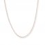 Singapore Chain Necklace 14K Two-Tone Gold 18" Length