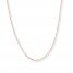 Singapore Chain Necklace 14K Two-Tone Gold 18" Length