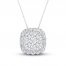 Lab-Created Diamonds by KAY Necklace 1/2 ct tw 14K White Gold