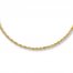 Rope Necklace 14K Yellow Gold 24" Length