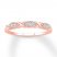 Diamond Anniversary Band 1/20 ct tw Round-cut 10K Rose Gold