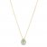 Le Vian Quartz & Diamond Necklace 1/8 ct tw 14K Honey Gold 18"