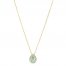 Le Vian Quartz & Diamond Necklace 1/8 ct tw 14K Honey Gold 18"
