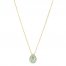 Le Vian Quartz & Diamond Necklace 1/8 ct tw 14K Honey Gold 18"