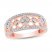 Diamond Anniversary Ring 1/5 ct tw 10K Rose Gold