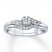 Diamond Bridal Set 1/6 ct tw Round-cut 10K White Gold