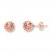 Ball Earrings 14K Rose Gold