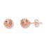 Ball Earrings 14K Rose Gold