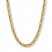 Men's Twisted Link Chain Necklace 10K Yellow Gold 20" Length