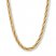 Men's Twisted Link Chain Necklace 10K Yellow Gold 20" Length