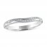 Diamond Wedding Band 1/6 ct tw 14K White Gold