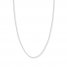 30" Textured Rope Chain 14K White Gold Appx. 1.05mm