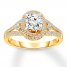 Diamond Engagement Ring 1 Carat tw 14K Yellow Gold